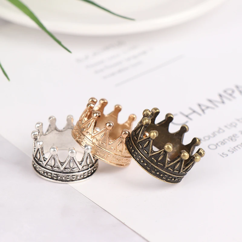 

1PC Fashion Metal Miniature Crown For Dolls Kids Princess Empress Dollhouse Headwear Gift Toy