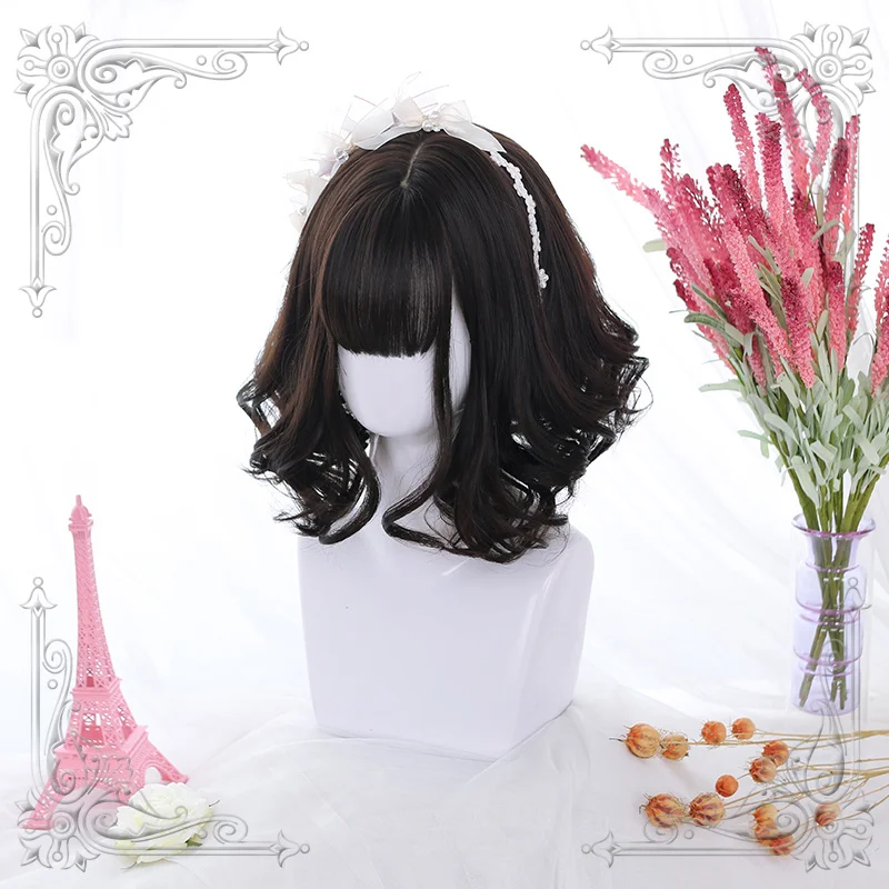 

Высококачественные мягкие неровные короткие волосы для девушек Lolita Nicole