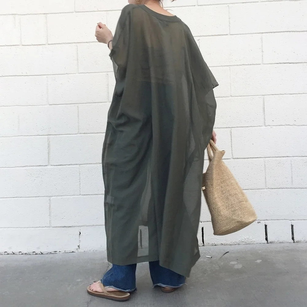 

Dress Three-Quarter Sleeve Straight Ankle-Length Pullover Mid Waist Casual Inelastic 2021 New Style Suit Spring And Fall