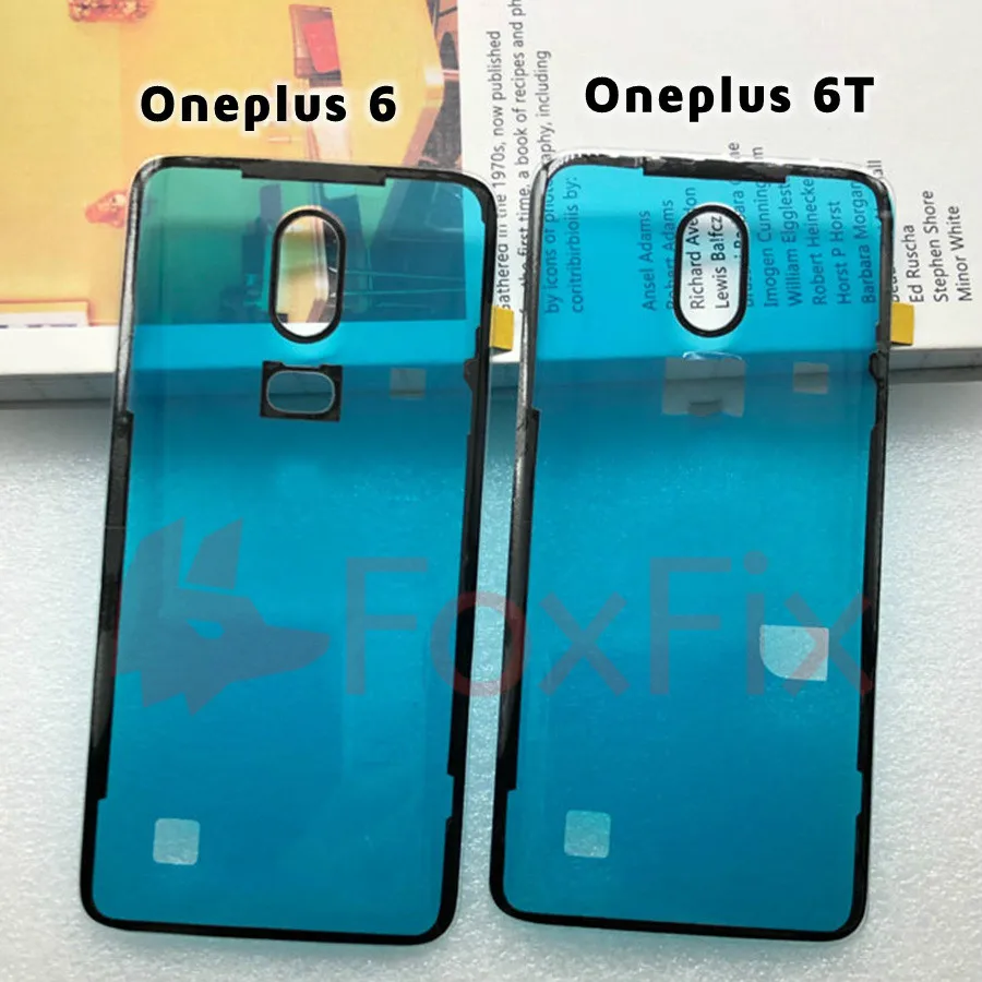 Back Glass Cover Oneplus 6 Battery Cover One Plus 6T Rear Glass Panel