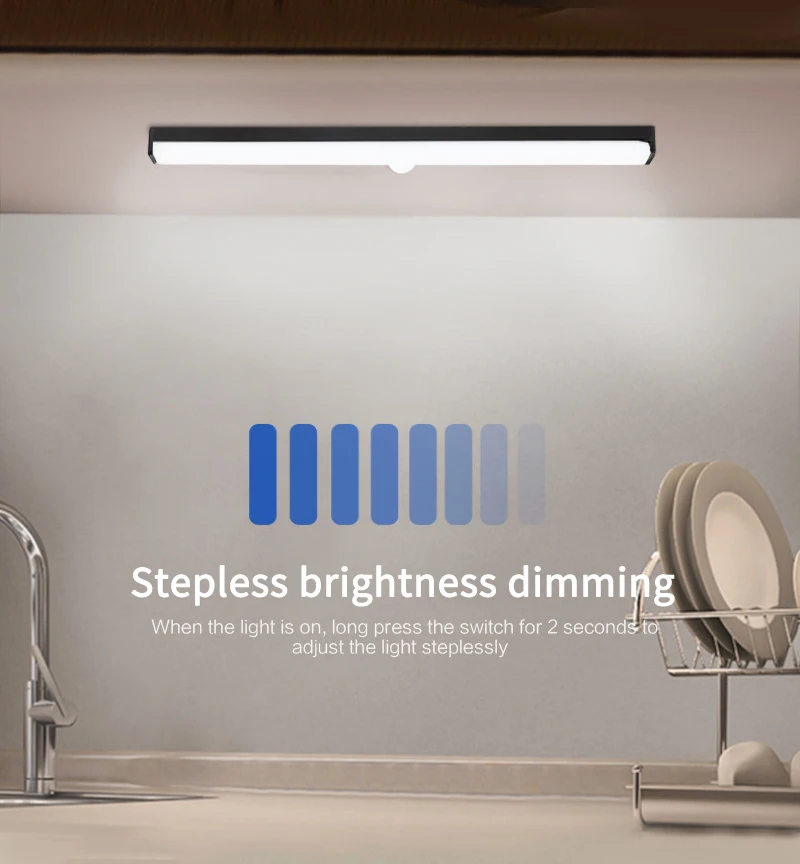 

Led Body Induction Lamp Strip Lamp With Intelligent Home Wireless Closet Lamp Charging Cabinet Lamp Home Motion Sensor Light