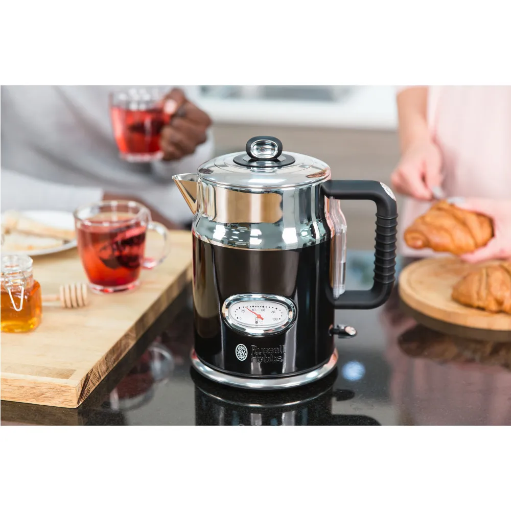 Электрический чайник Russell Hobbs Retro Black черный 21671 70|Электрические чайники| |