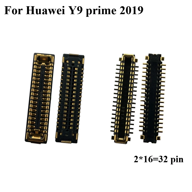 

5 шт., ЖК-дисплей для Huawei Y9 prime 2019, FPC-разъем, Y 9 prime 2019, логическая плата на материнской плате Y9prime 2019
