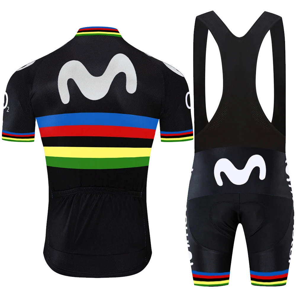 Майо movistar team custom Велоспорт 2019 Sports pak racefiets Комплект malliot ciclismo jersey|Велосипедные