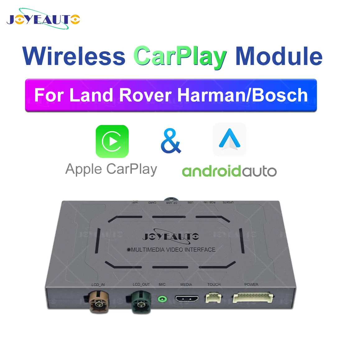 Беспроводной автомобильный модуль JoyeAuto Apple Carplay Android для Land Rover Evoque Discovery 5 Sport Harman