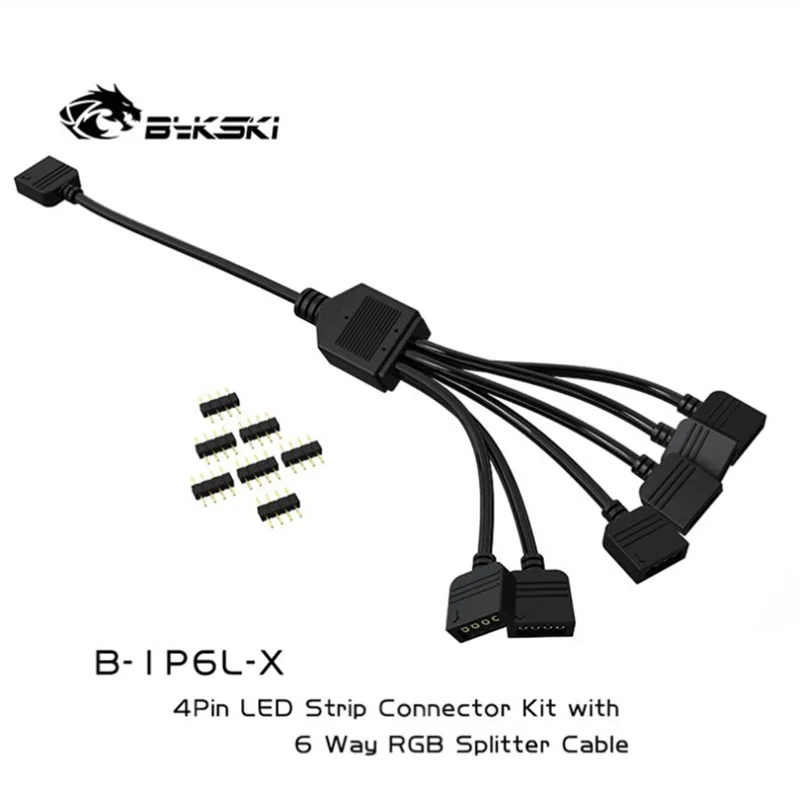 Удлинительный кабель Bykski RGB 6 в 1 плата для передачи проводки расширительный