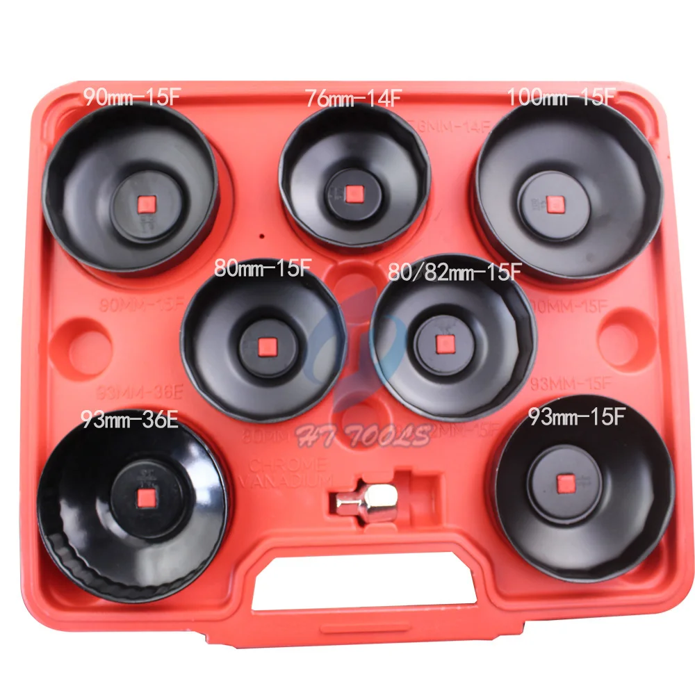 15 шт. крышка типа масляный фильтр удаление гаечный ключ топливный инструмент|oil