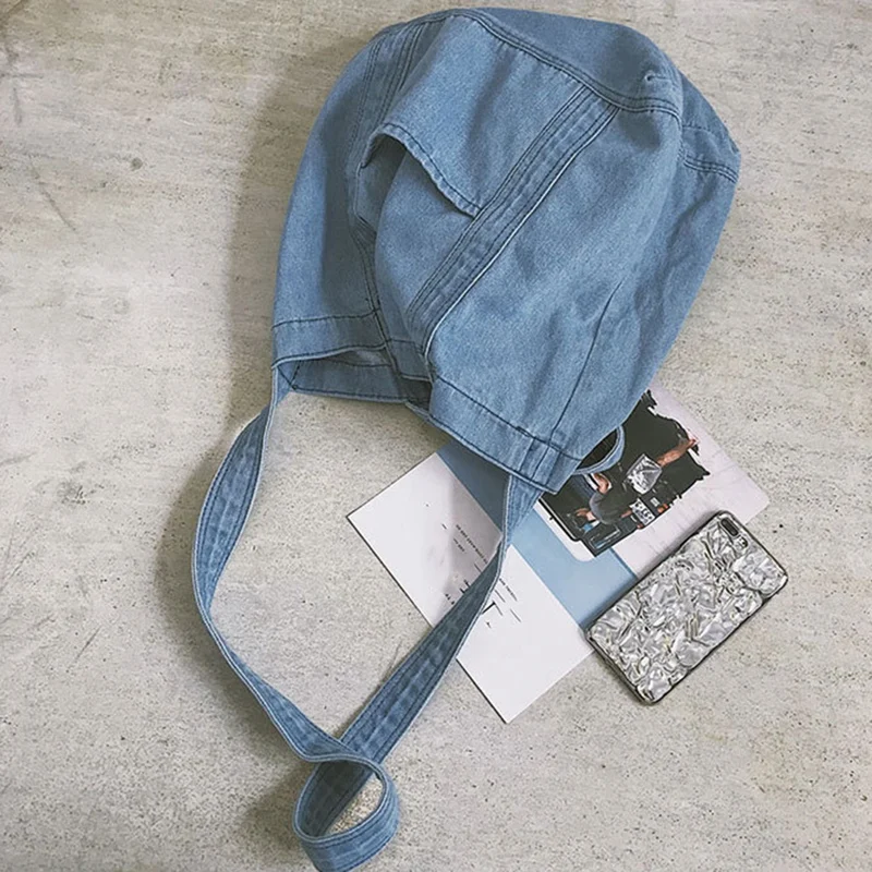 

ASDS-Denim Shoulder Handbag Men and Women Casual Shoulder Bag Messenger Bag Handbag