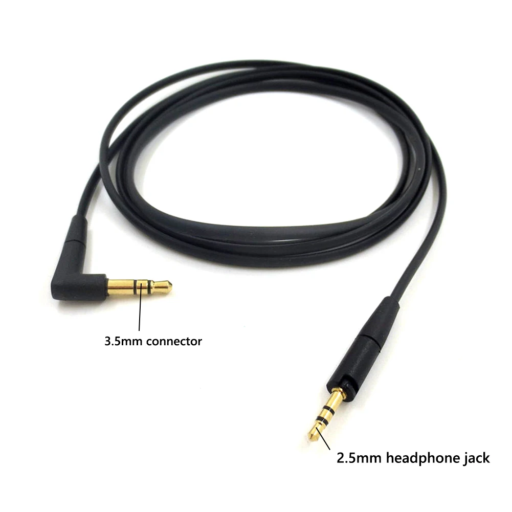 

3.5mm to 2.5mm Audio Cable Headset Cord Wire Core Cable Mixed Upgrade Cable for Sennheiser Wireless Headphones