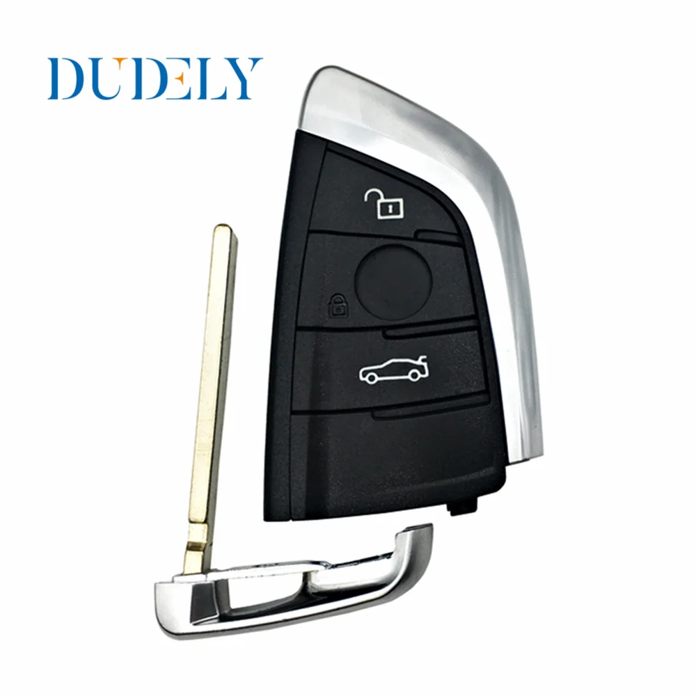 DUDELY 3 кнопки дистанционного ключа автомобиля в виде ракушки чехол Корпус FOB для BMW