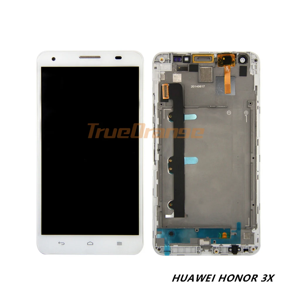 Новинка для Huawei Honor 3X G750 ЖК дисплей дигитайзер Сенсорная панель датчик в сборе +