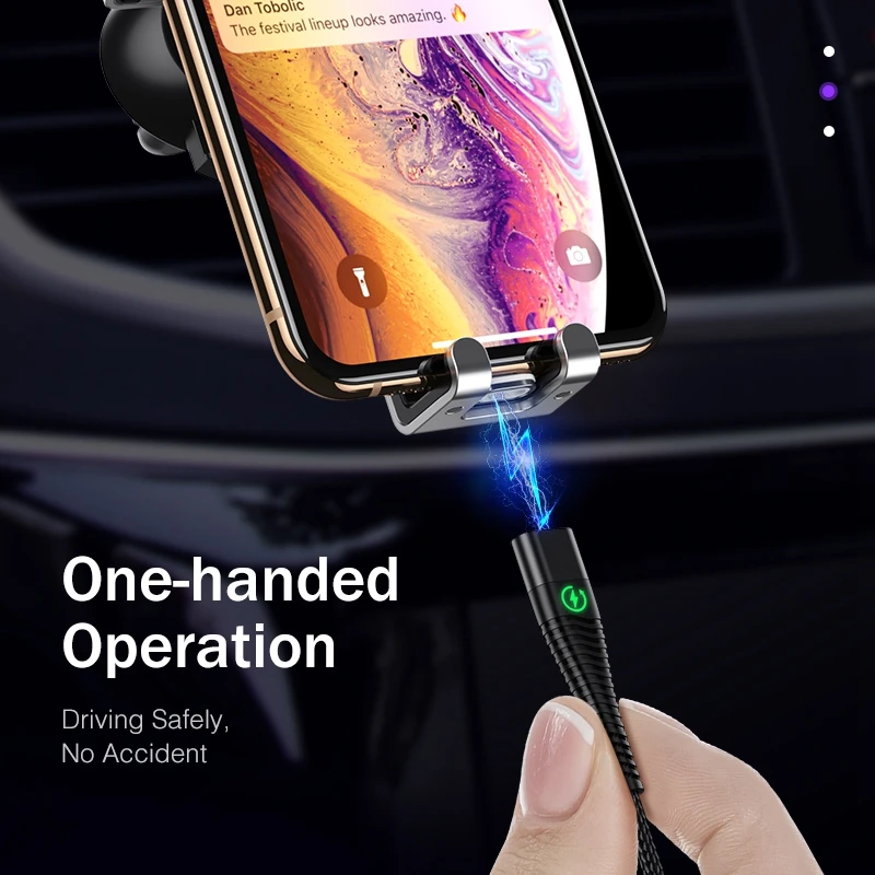 Кабель Micro USB ROCK LED для Xiaomi Redmi Huawei Honor LG зарядный кабель передачи данных Samsung S7 S6