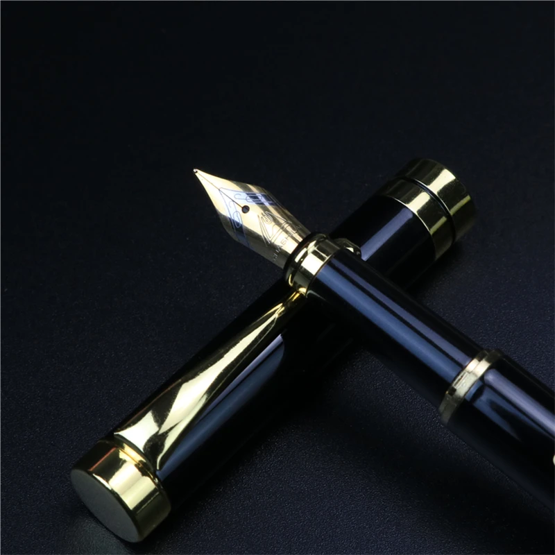 Exquisite Fountain Pen customized engraving text LOGO Office Roller Pen 0.5mm Black ink school student stationery gift pen images - 6