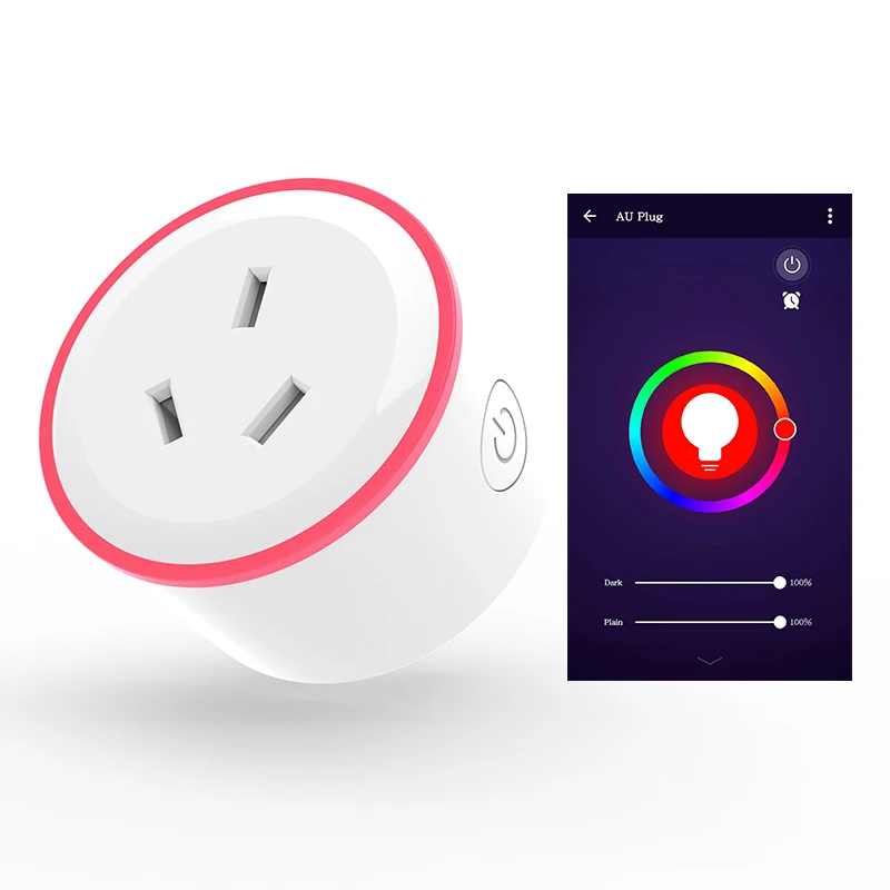 Австралийская умная розетка Wi-Fi Tuya 10A ночсветильник Новая Зеландия Аргентина