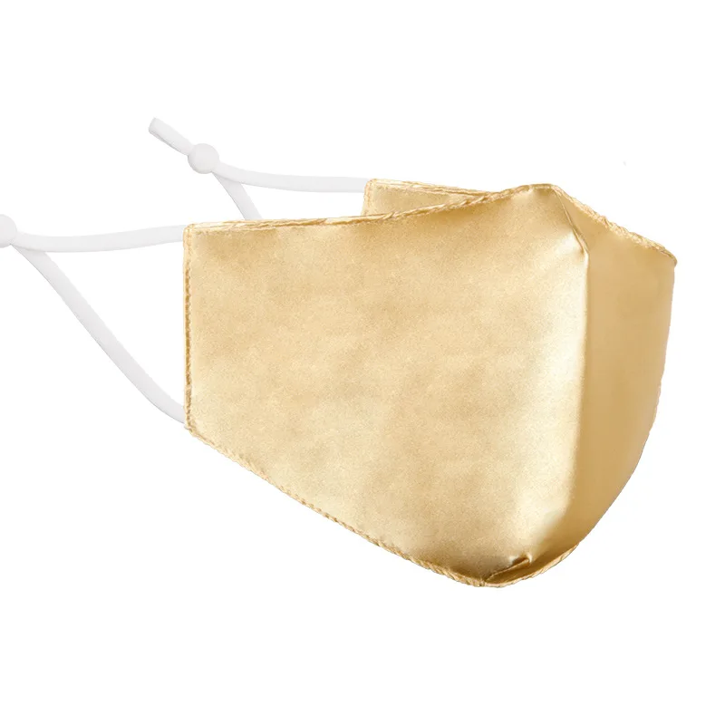 

High Quality Party Masks Silk Face Cover Washable Fashion Silk Face Protection Cover mask