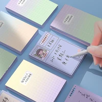 japanese creative note book student cute tearable simple planner message memo pads office accessories plan label paper clocking