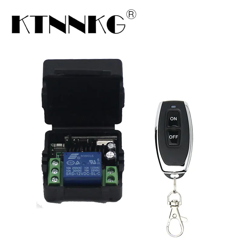 433 МГц DC12V 1 банд беспроводной пульт дистанционного управления самоблокировка