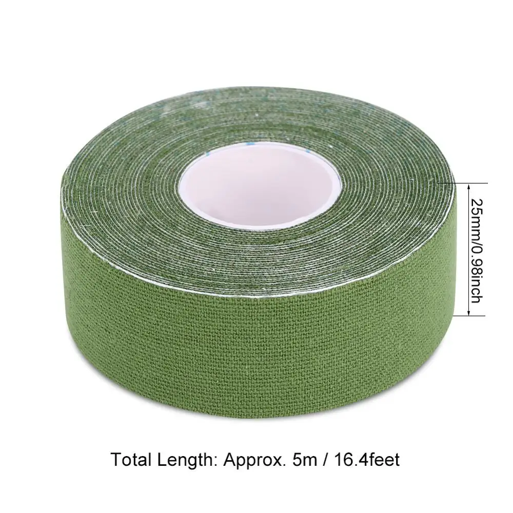 

5m*2.5cm Cotton Elastic Muscle Bandage Sports Training Muscle Strain First Aid Sticker Knee Elbow Pad Adhesive Muscle Tape 1Roll
