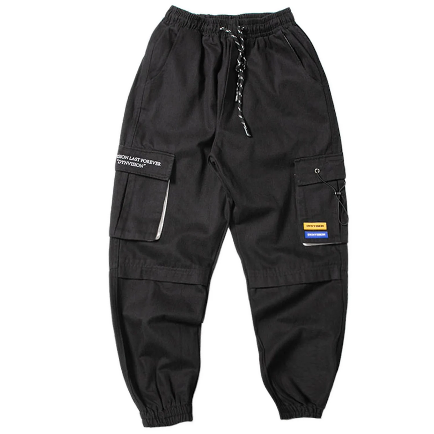 Мужские шаровары в стиле хип хоп с несколькими карманами повседневные брюки