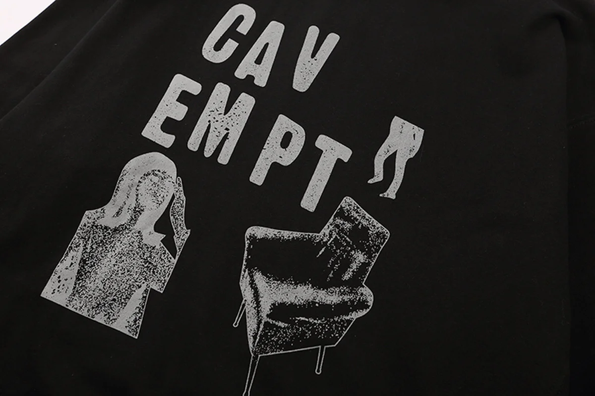 

C. E CAV EMPT hoodie sweater Japanese retro Wash Process CAV EMPT hoodie Casual long-sleeved lovers trend CAV EMPT hoodie