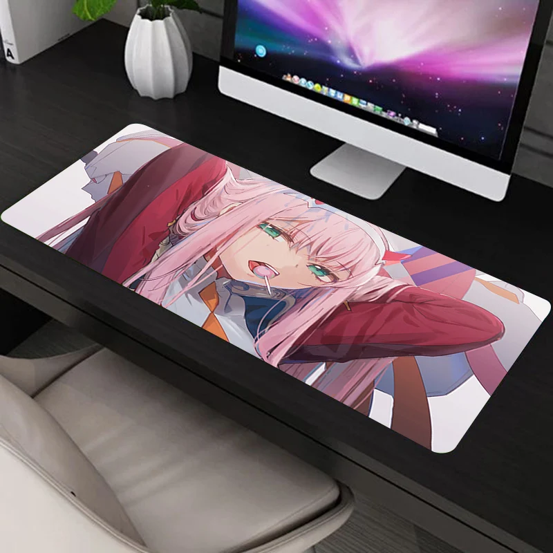 

Игровой коврик для мыши, для геймеров Darling in the Franxx, скоростной коврик для клавиатуры, Xxl, коврик для мыши Asus, аниме, Mause, манга, лидер продаж
