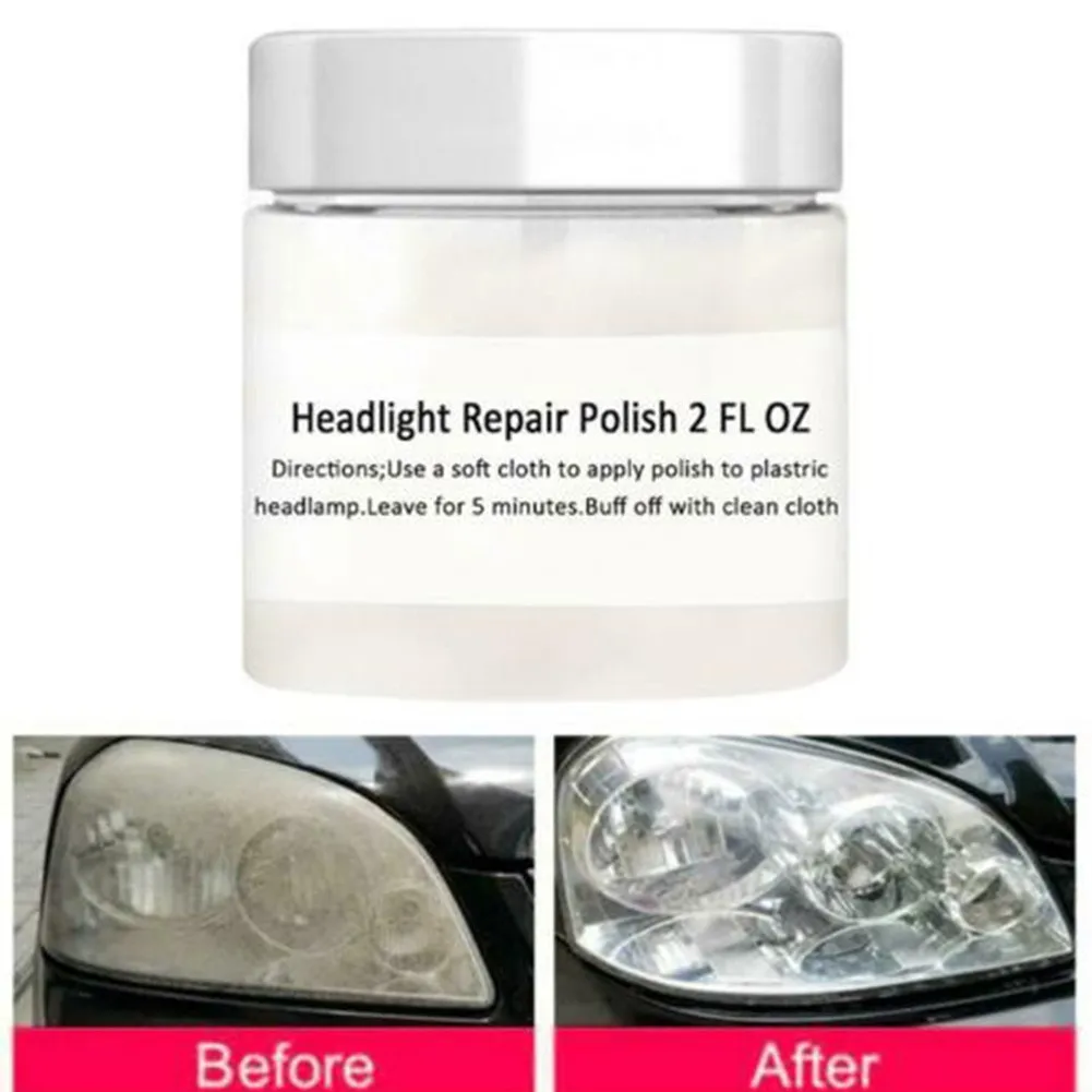 

Auto Car Headlight Restoration Kit Headlamp Polishing Lens Cleaner Polish Repair Eliminate Oxidation And Repair Minor Scratches