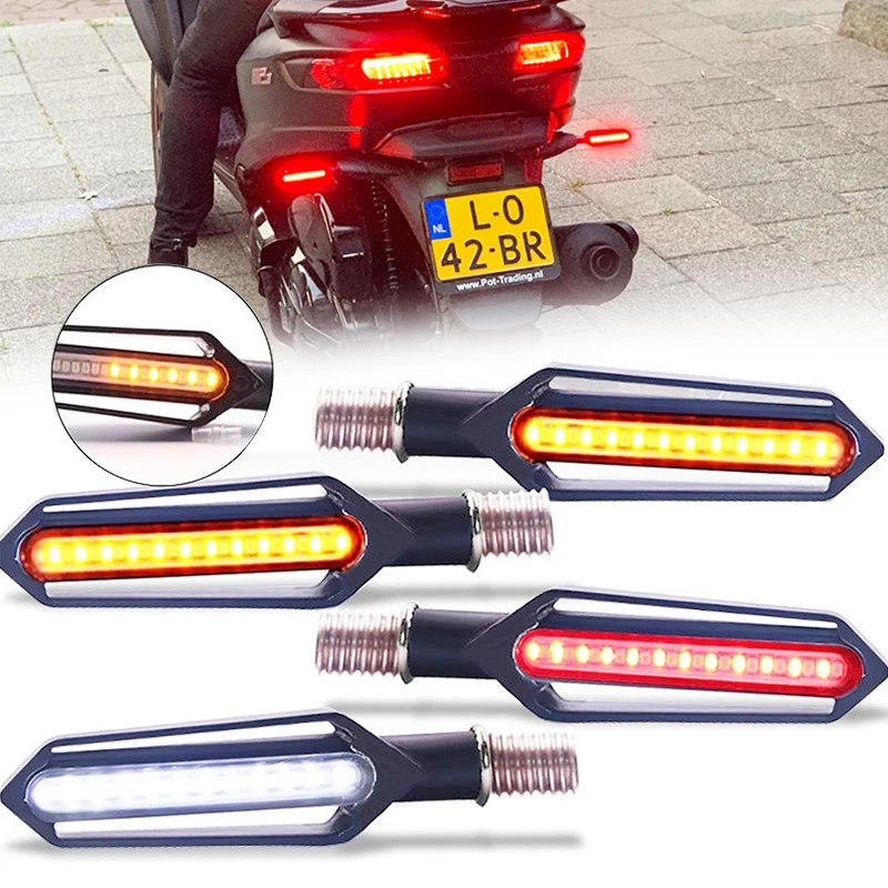 

Пара светодиодный ных индикатора поворота мотоцикла, 12 В