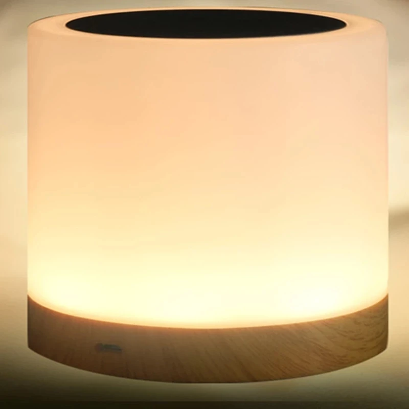 

Creative LED Night Light Portable Touch Sensor Bedside Lamp Energy-saving Children's Bedroom Cylindrical Decorative Bathroom