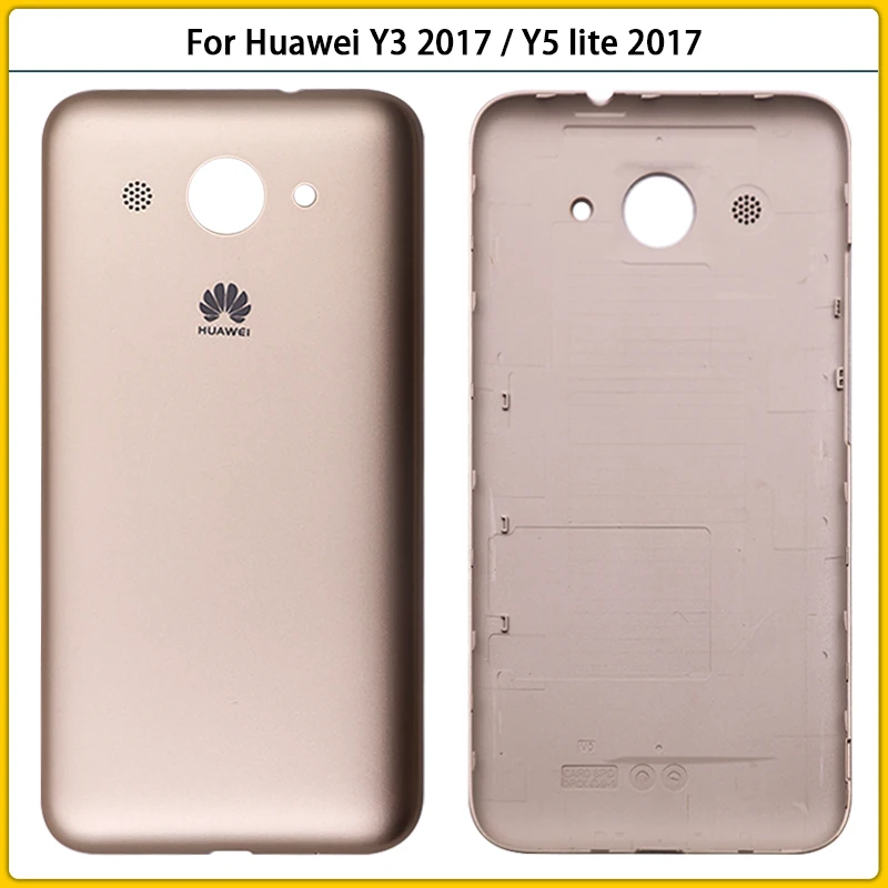 

10 шт., задняя крышка батарейного отсека для Huawei Y3 2017