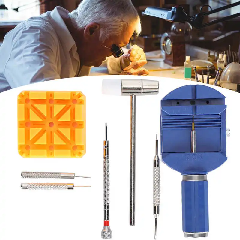 7 шт./компл. многофункциональный инструмент для удаления звеньев часов с двойной