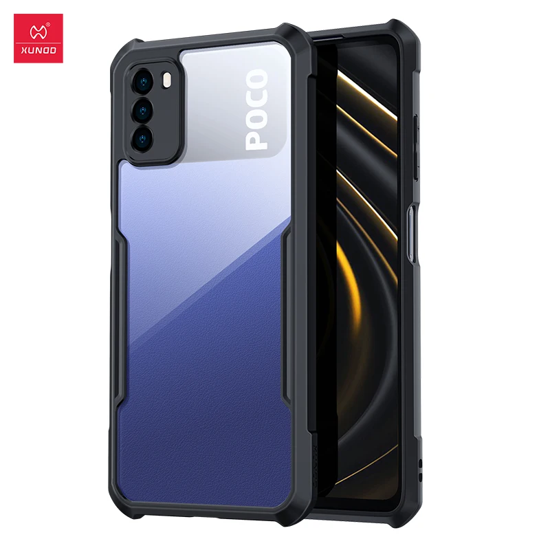 

Xundd Case For POCO M3 POCO M3 Pro Case,Airbags Shockproof Shell Back Transparent Soft Cover For Xiaomi Poco M3 Pro 5G Cases