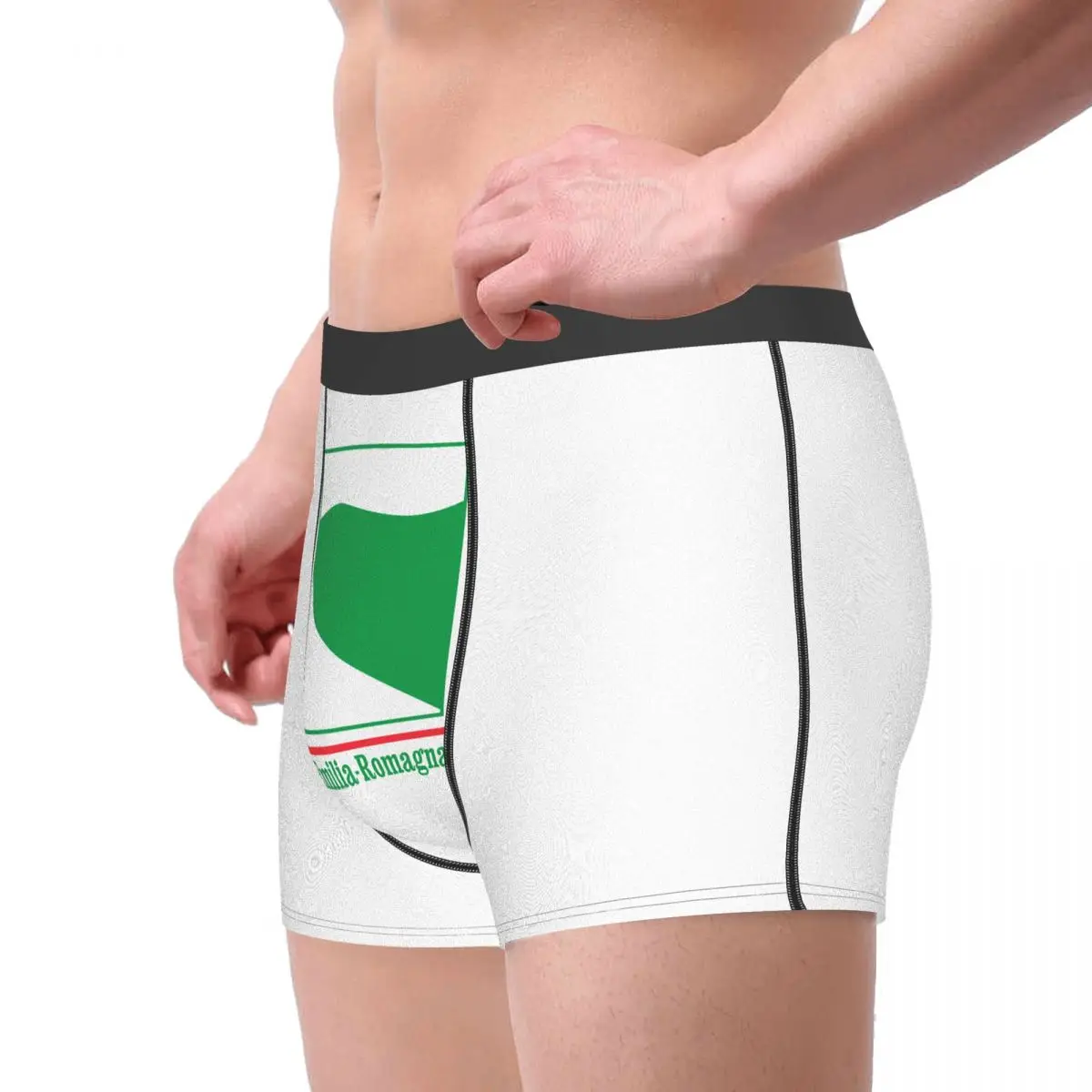 Fictional Emilia-Romagna Flag Men's Boxer Briefs regions of Italy Humor Graphic elastic pants for men