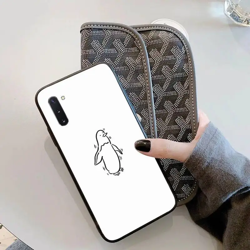 Простой белый мягкий чехол для мобильного телефона Samsung Note3/4/5/8/9/10/10Lite M10/20/30 A70 |