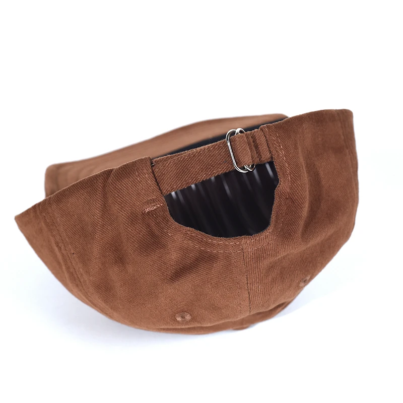 Бейсболка Мужская/Женская хлопковая с короткими полями регулируемая |