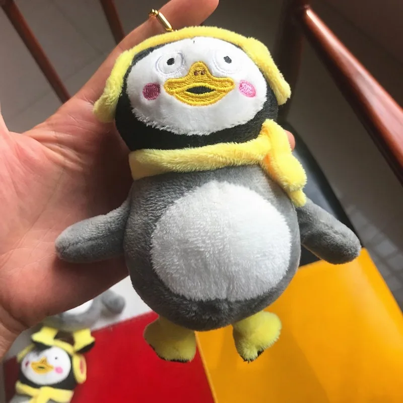 Милый Pengsoo плюшевый брелок чучела игрушка 15 см пингвин кукла мультфильм животное