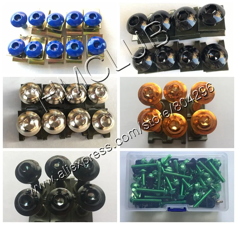 Полный Обтекатель Болты комплект для HONDA VTR1000F 1997 1998 1999 2000 2001 2002 2005 VTR 1000 F 1000F 97 всего тела винты винт с мелкой резьбой