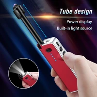 stretch extension usb electric lighter windproof plasma arc cigarette lighter pulsed electronic turbo lighters for kitchen bbq
