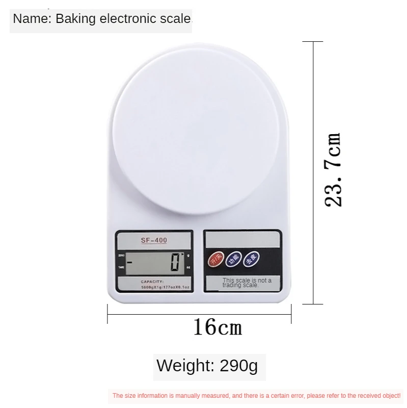 

ABS Material Premium Kitchen Small Scale 1g Weighing Machine High Precision Baking Electronic Household Convenient Measure Tool