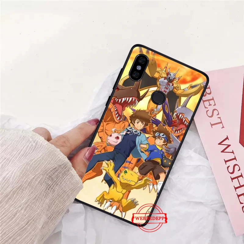 

Digimon Adventure Tri Silicone Case for Xiaomi Redmi Note 4X 5 6 7 Pro 5A Prime