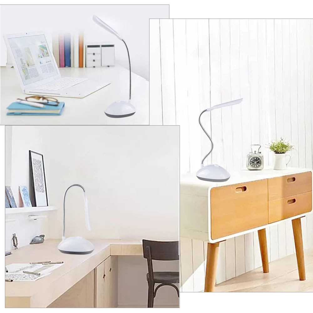 

Lamp LED Lamp Table Desk Lamp Reading Lamp Foldable Dimmable AA Battery Powered Table Light 4 LED Portable Lamp Flexo Book Light