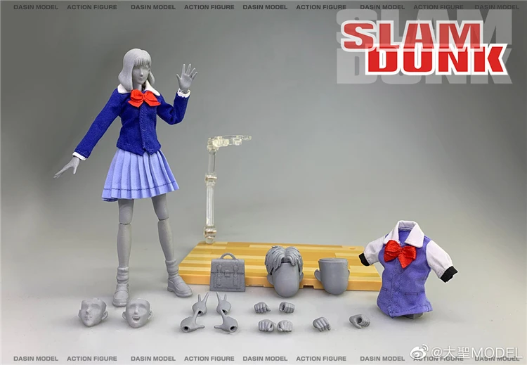 Akagi haruko Анимирование SHOHOKU DASHENG Slam Dunk Акаги Харуко Takenor Mitsui Hisashi белый спортивный костюм фигурка Модель Коллекция игрушек ПВХ - Цвет: Akagi haruko