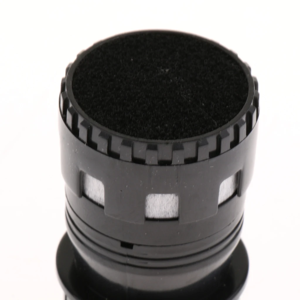 

Plastic Microphone Cartridge Head Core Wireless Mic Replacement Parts Black