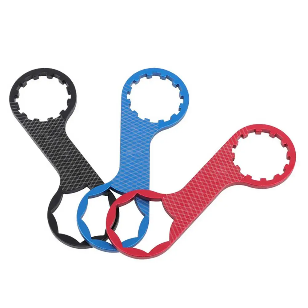 

Bicycle Front Support Wrench Two-In-One Design Precise Bike Tool MTB Bike Front Fork Cap Wrench Disassembly Tools For XCM/XCT
