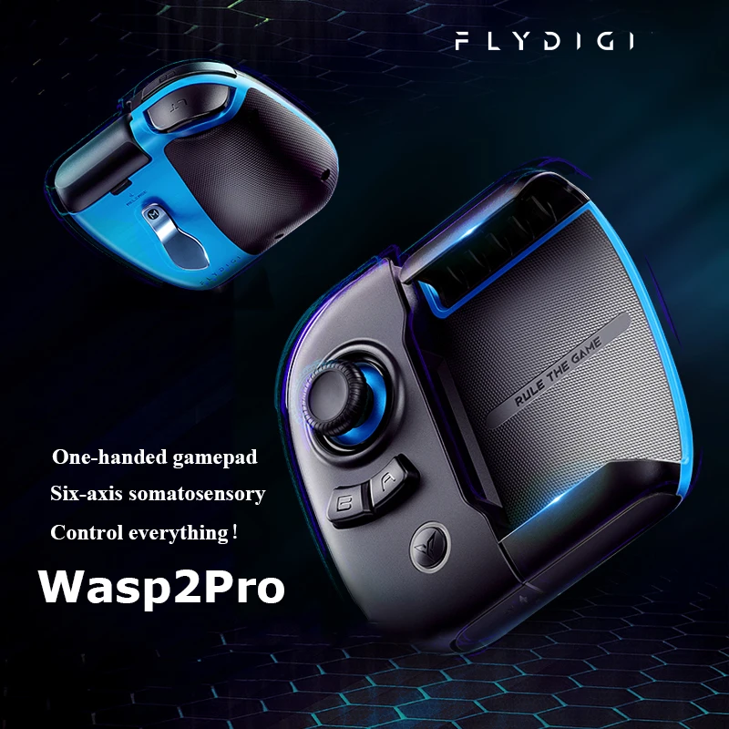 

Flydigi Wasp 2 Pro One-handed Gamepad PUBG COD Artifact Peripheral Auxiliary Automatically Grabs a One-click Dress up with Dots