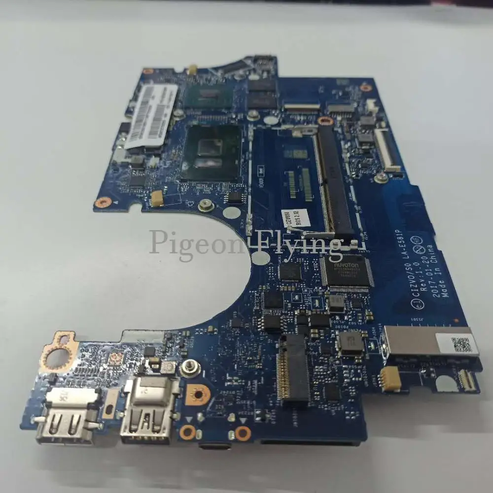 CIZV0/S0 LA-E581P для lenovo ideapad 720S-14IKB материнская плата 80XC CPU:I7-7500U GPU:GF940MX 2G FRU 5B20N79856 5B20N79833 |