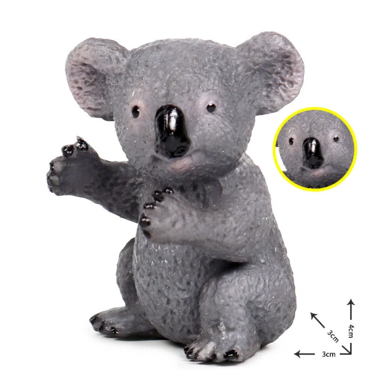 Имитация леса дикие пластиковые фигурки животных модель альпака вартог чимпанзе