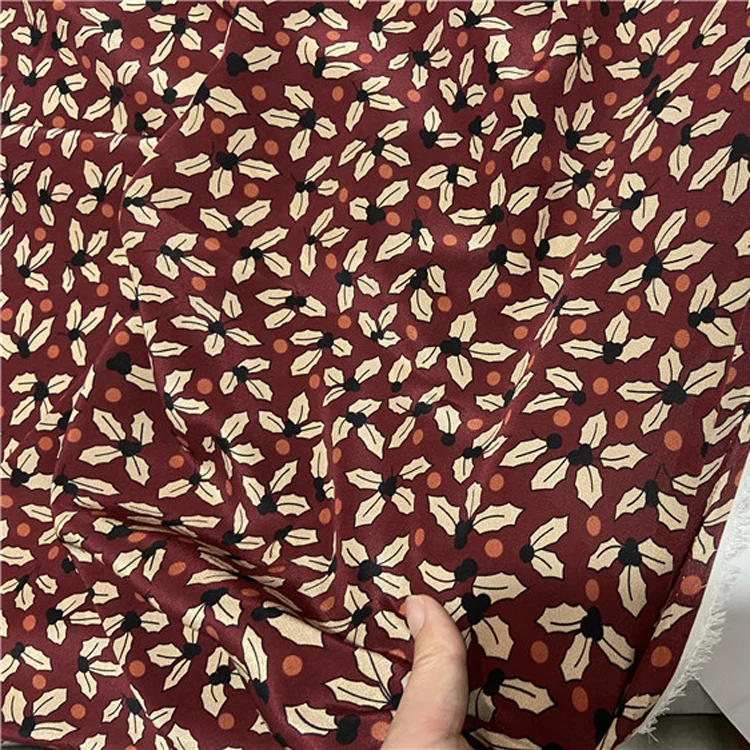 Модная дизайнерская шелковая крепдешиновая ткань с принтом ширина 140 см не