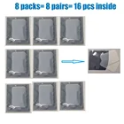 Гелевые подушечки для электронного тонера стимулятор мышц живота, EMS, тренажер для талии, АБС-пластик, Электростимуляция в домашнем тренажерном зале