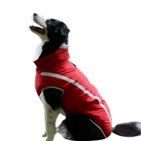 reflective large dog clothes winter french bulldog waterproof coat big dog jackets pet clothes ropa perro dogs pets clothing