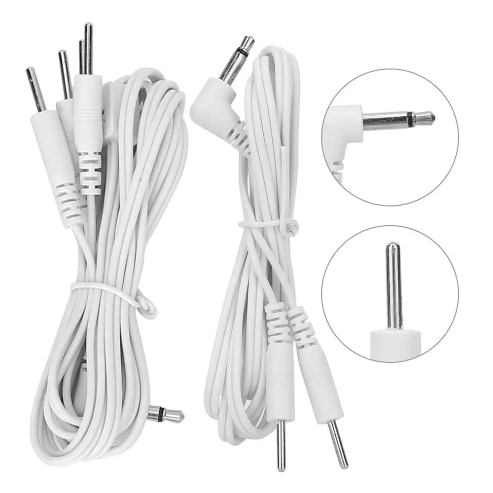 

10Pcs 2-In-1 Pin / 4-In-1 Pin DC 3.5MM Needle Electrode Lead Wire Relief Pain For TENS Wire Body Massager Physiotherapy Machine